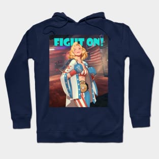 FIGHT ON BOXER GIRL Hoodie